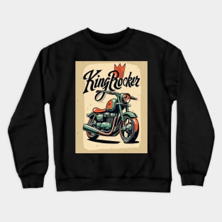 Kingrocker Vintage Bike Crewneck Sweatshirt